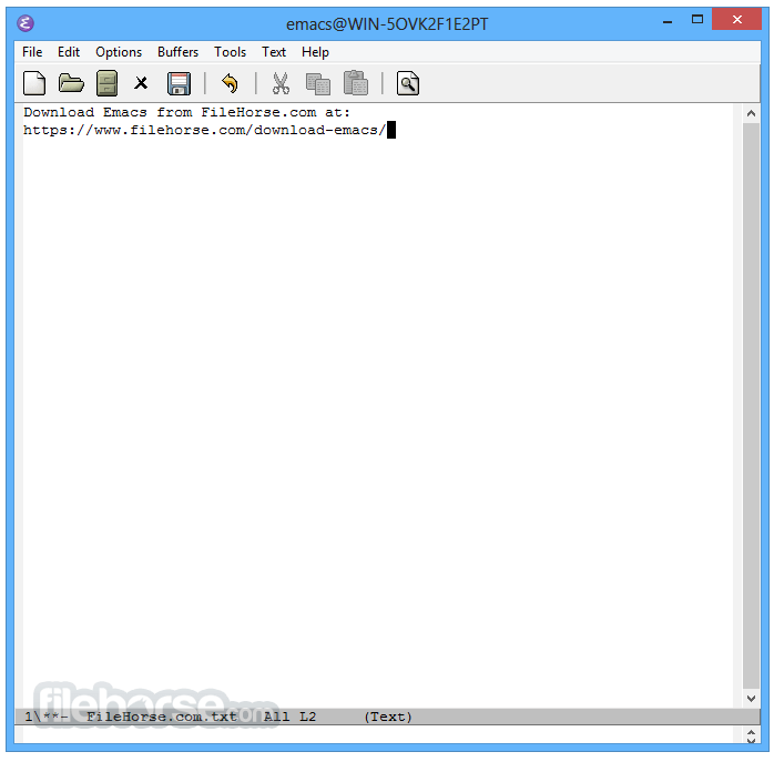 emacs editor for windows