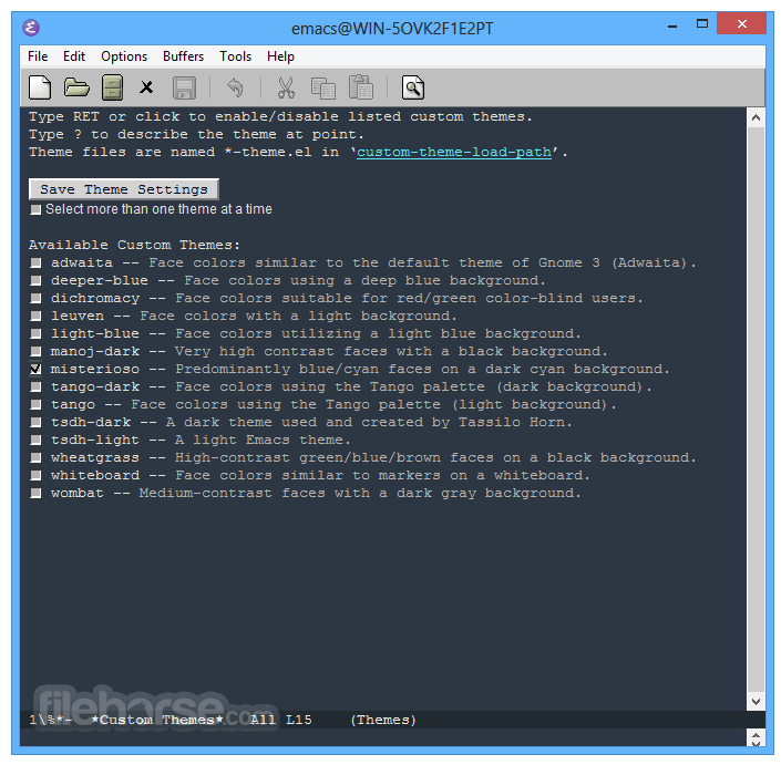 Emacs 28.1 (64-bit) Screenshot 5
