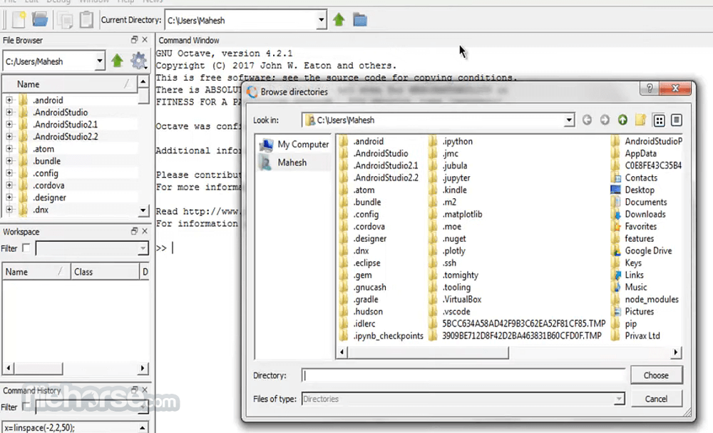 Octave 8.3.0 (64-bit) Screenshot 1