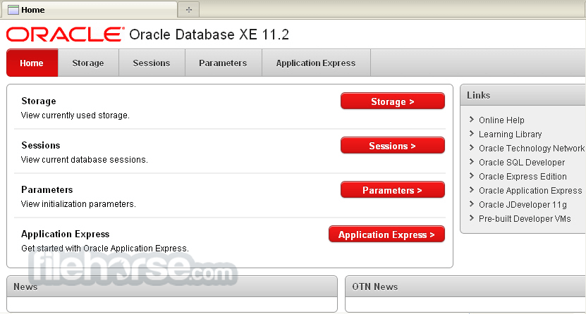 Oracle Database Express Edition 21c Screenshot 2