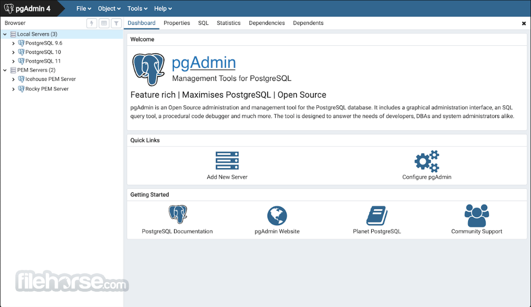 download pgadmin for windows 10