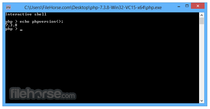 PHP 5.6.40 (64-bit) Screenshot 1