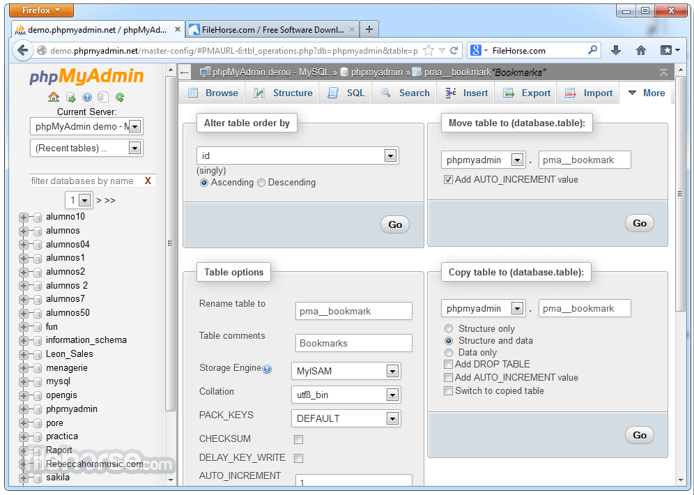 phpMyAdmin Download (2019 Latest) for Windows 10, 8, 7