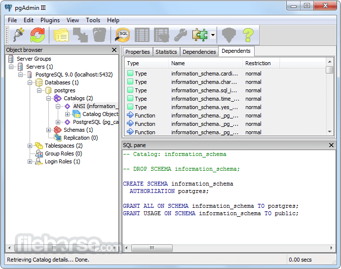 PostgreSQL 10.9 (32-bit) Screenshot 1