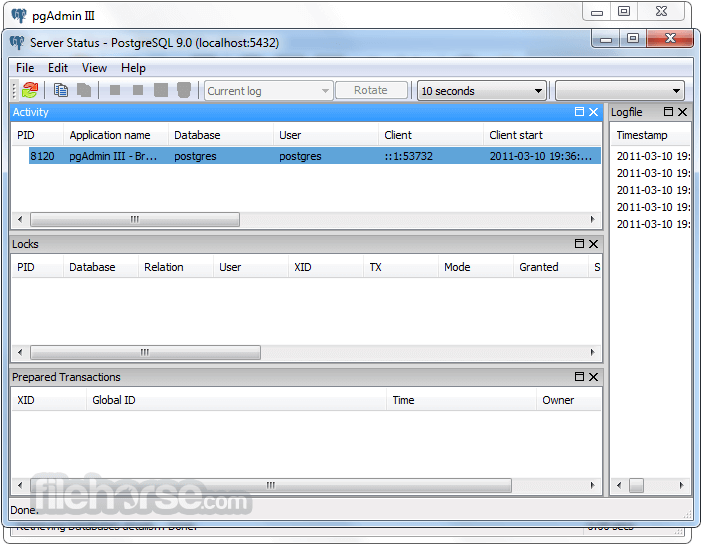 PostgreSQL 10.9 (32-bit) Screenshot 4