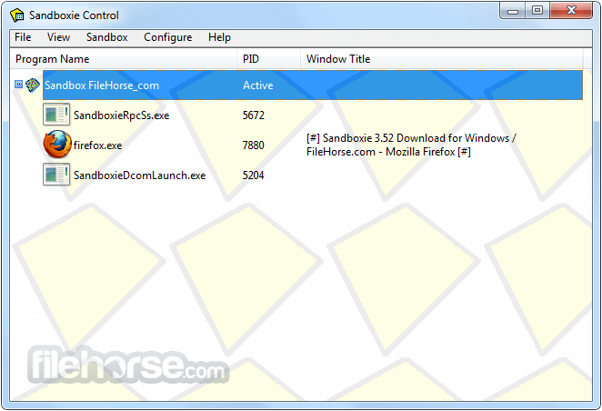 Sandboxie Classic 5.67.9 (64-bit) Screenshot 2