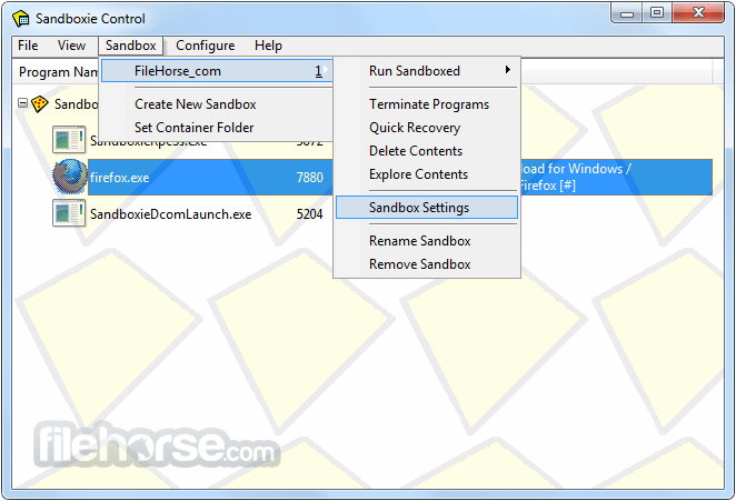 Sandboxie Classic 5.57.7 (32-bit) Screenshot 3