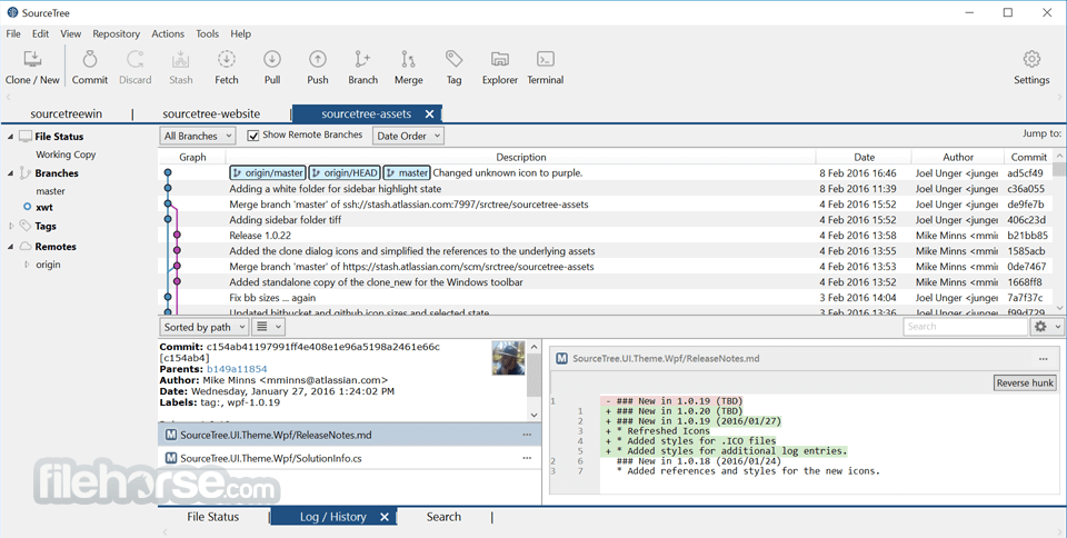 sourcetree meld windows