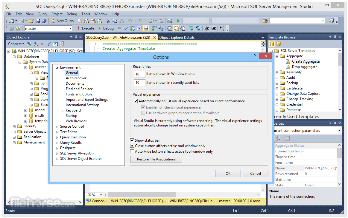 SQL Server Management Studio 18.12.1 Screenshot 5