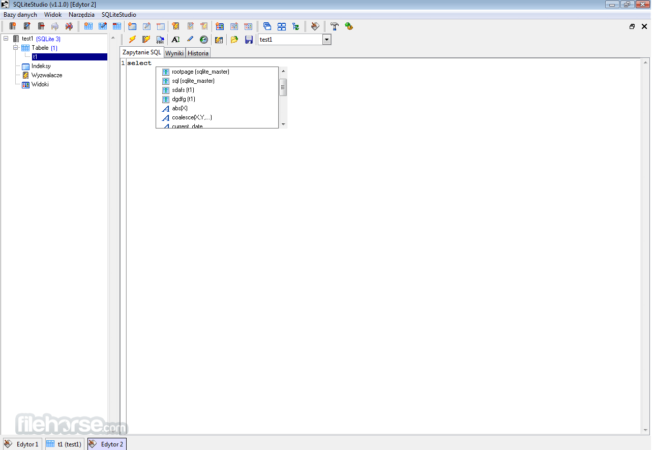 mode csv sqlite studio