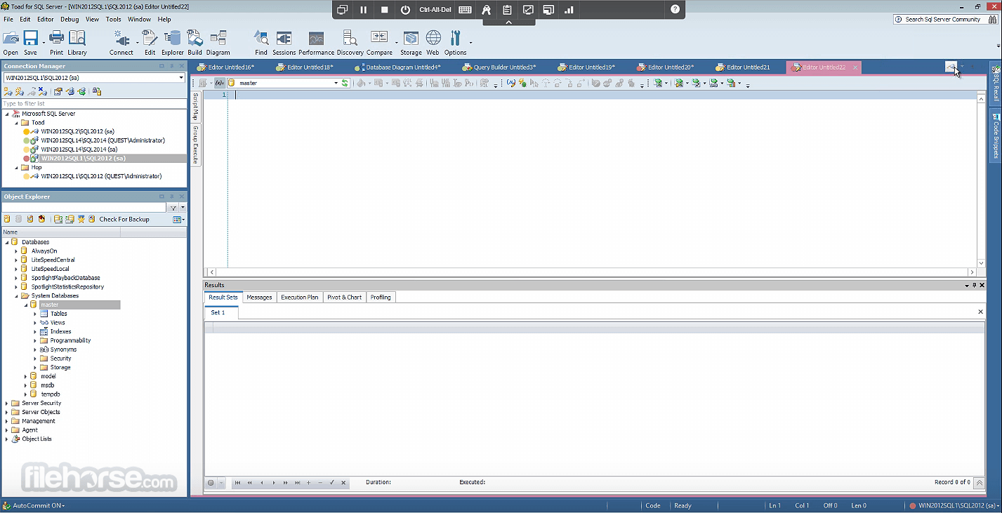 TOAD for Oracle 15.0.97.1178 Screenshot 1