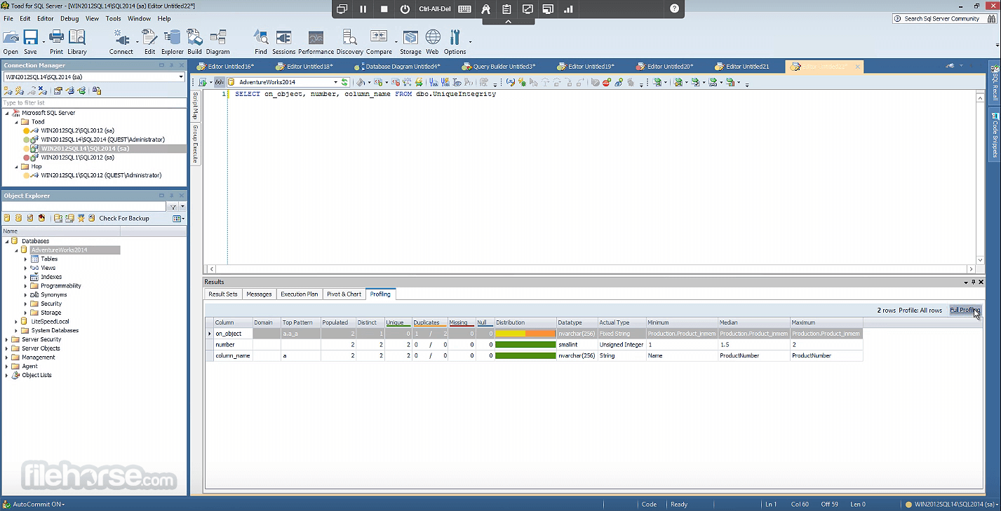 TOAD for Oracle 15.0.97.1178 Screenshot 3