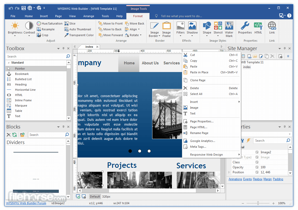 instal the last version for windows WYSIWYG Web Builder 18.3.2