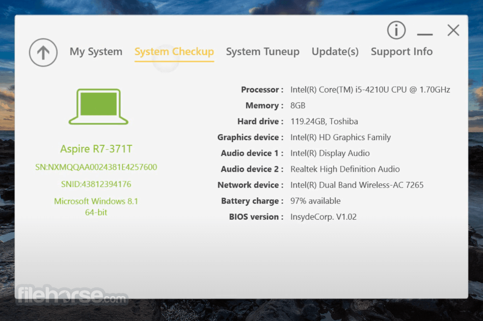 acer empowering technology framework win 10