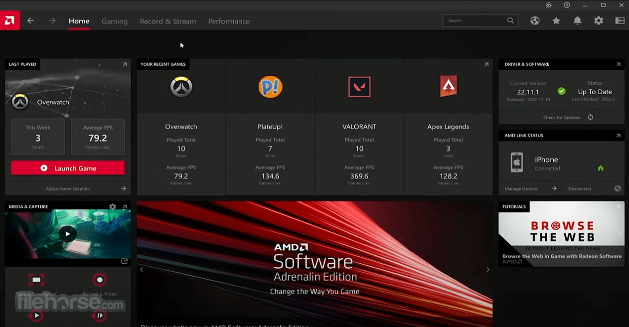 AMD Radeon Adrenalin Edition Graphics Driver 23.11.1 (Windows 11) Screenshot 1