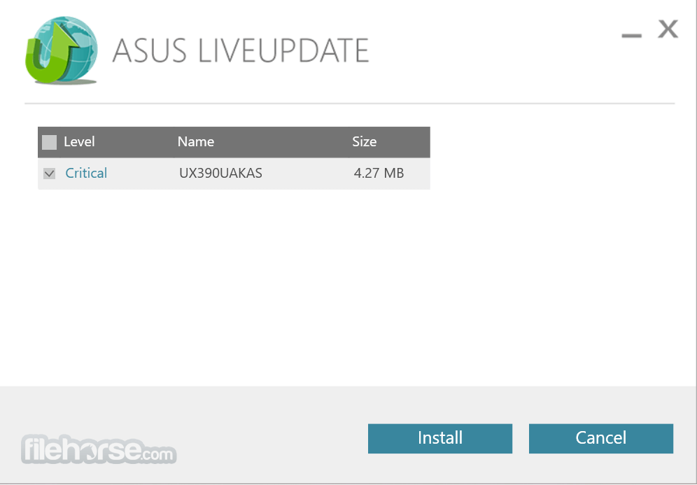 ASUS Live Update 3.5.2 Screenshot 3