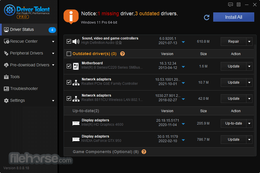 Driver Talent Pro 8.1.11.34 download