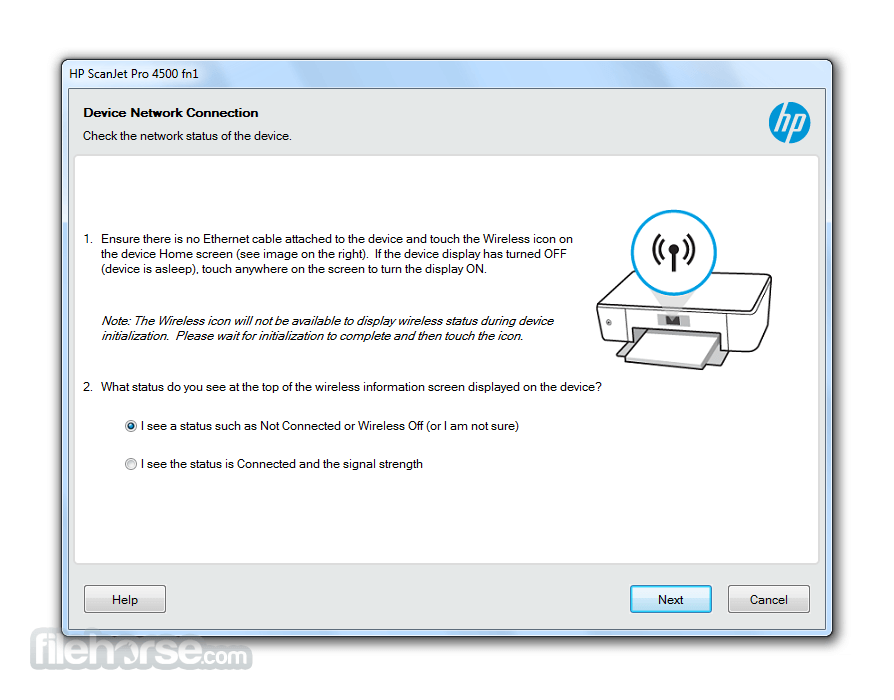 HP ScanJet Pro 4500 fn1 Network Scanner Driver Screenshot 4