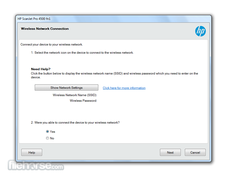 HP ScanJet Pro 4500 fn1 Network Scanner Driver Screenshot 5