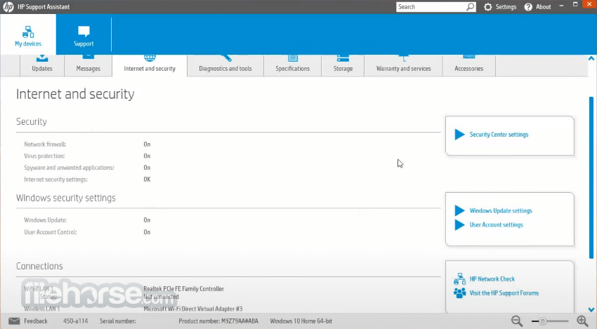 HP Support Assistant 9.14.42.0 Screenshot 3