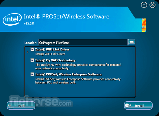 Intel PROSet/Wireless Software 22.160.0 (Windows 10 32-bit) Captura de Pantalla 2