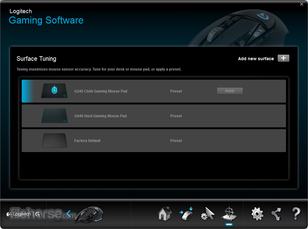 logitech gaming software win 10