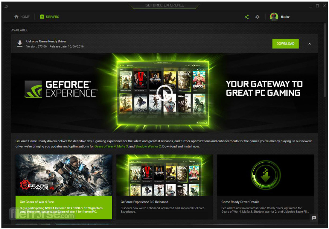 nvidia geforce experience won t download driver