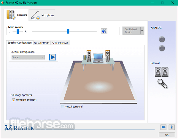 Realtek HD Audio Codec Driver 2.81 for Windows Vista/7/8/10