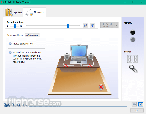 Realtek HD Audio Manager R2.82 Screenshot 2