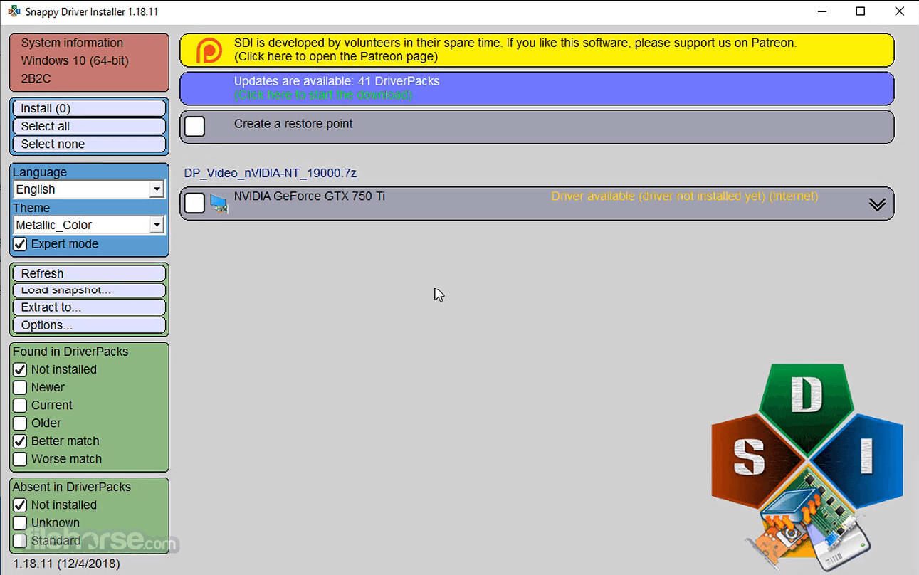 Snappy Driver Installer Lite 1.22.1 Captura de Pantalla 4