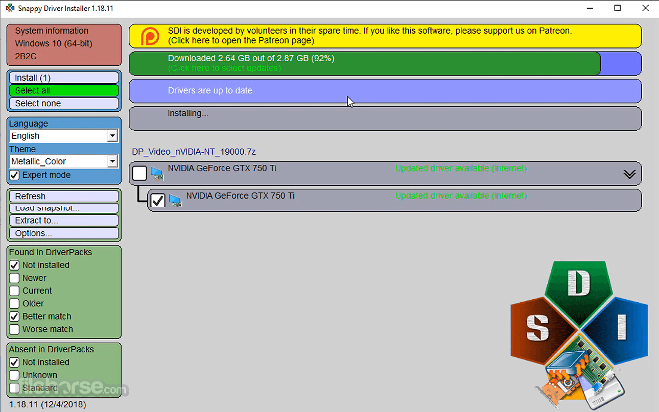 Snappy Driver Installer Lite 1.23.9 Captura de Pantalla 5