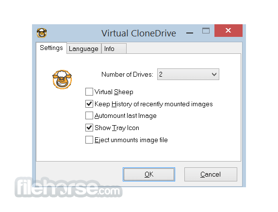 Virtual CloneDrive 5.5.2.0 Captura de Pantalla 1