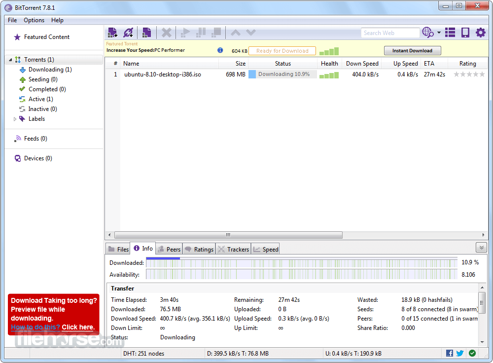 for windows download BitTorrent Pro 7.11.0.46903