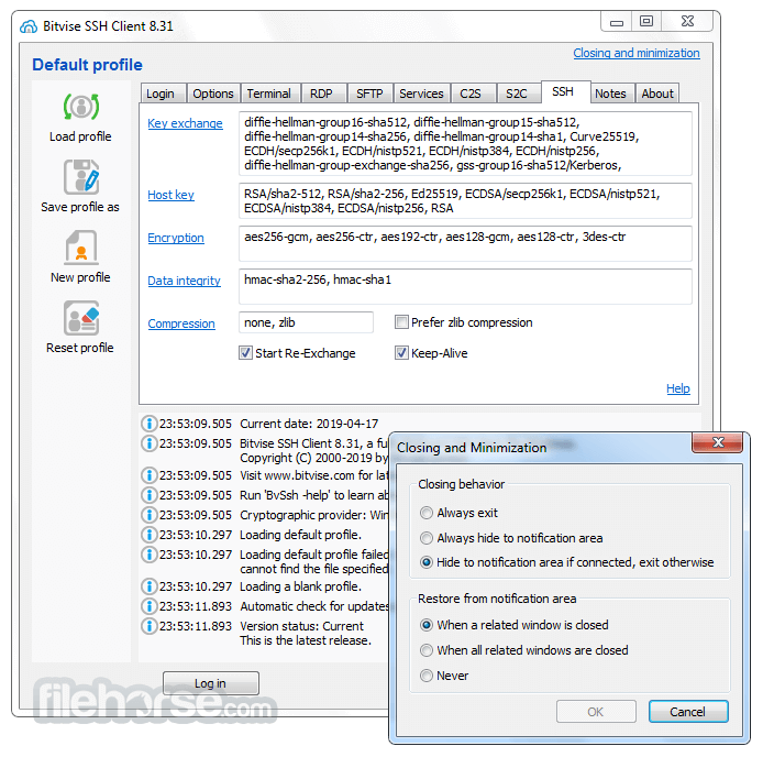 ssh shell for windows 7