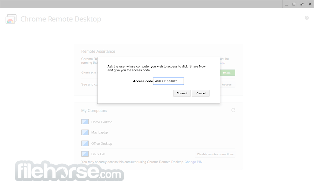 Chrome Remote Desktop Screenshot 3