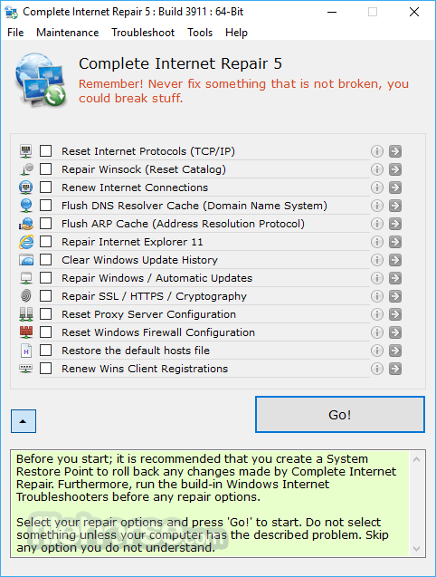 Complete Internet Repair 9.1.3.6335 for apple download free