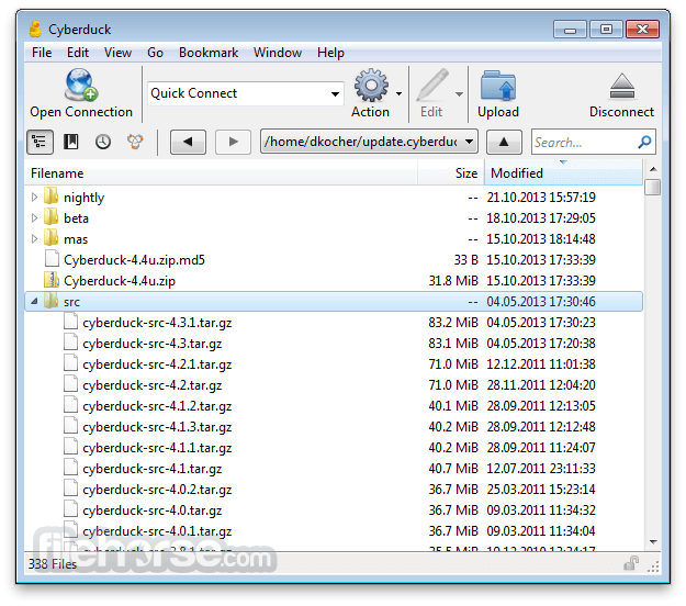 Cyberduck for Windows 8.5.3 Captura de Pantalla 2