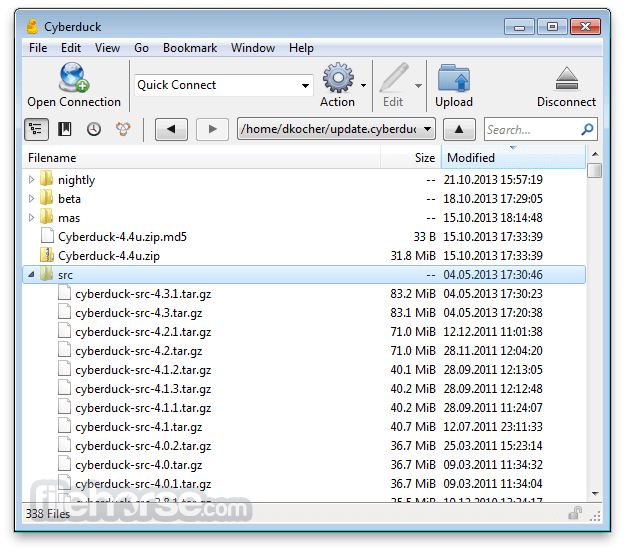 how to use cyberduck ssh