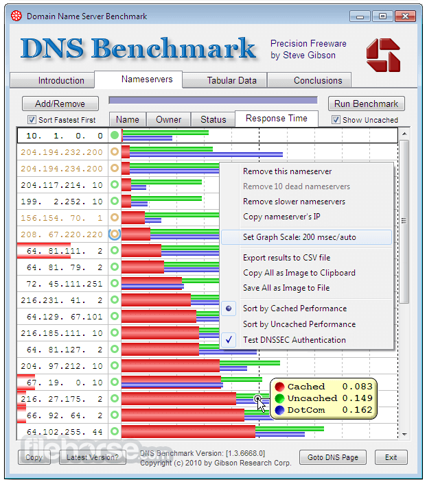 dns benchmark download