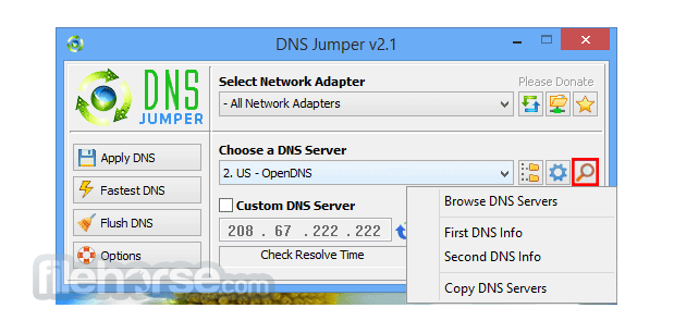 Dns jumper как пользоваться