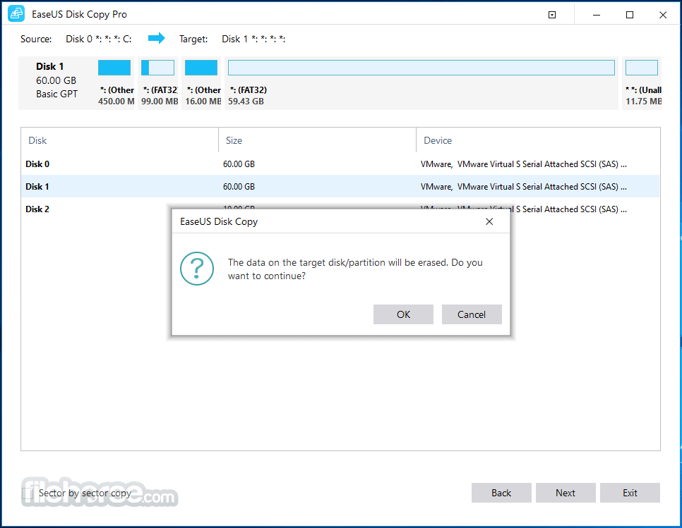 EaseUS Disk Copy Pro 6.0.1 Screenshot 2