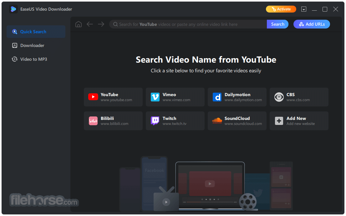 EaseUS Video Downloader 2.4.2 Screenshot 1