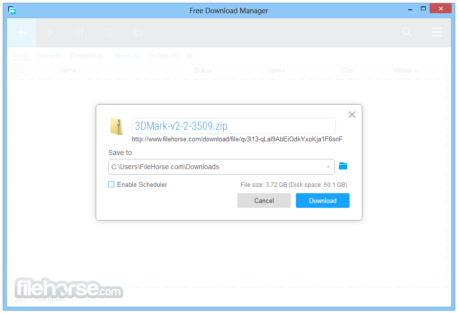 Free Download Manager 6.16.2 Build 4586 (32-bit) Captura de Pantalla 2