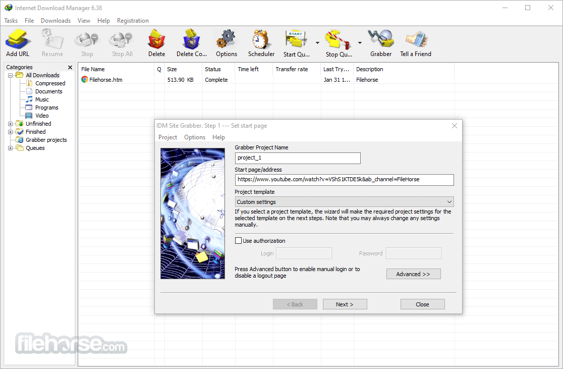 Internet Download Manager 6.40 Build 8 Screenshot 4