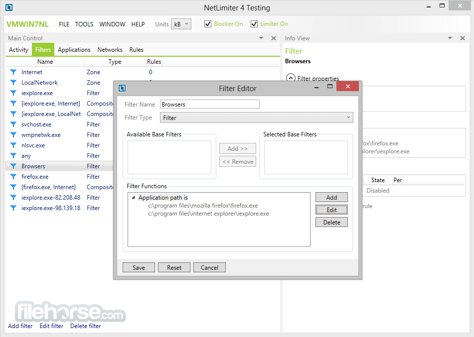 NetLimiter 4.1.13.0 Screenshot 4