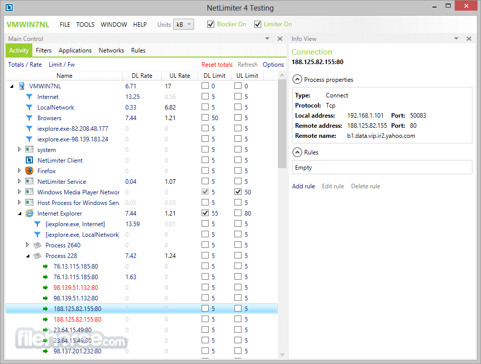 NetLimiter 4.1.13.0 Screenshot 5
