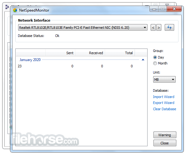 NetSpeedMonitor 2.5.4.0 (32-bit) Screenshot 3