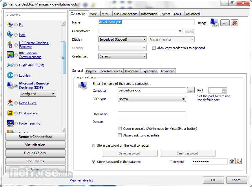 Remote Desktop Manager Enterprise 2023.3.31.0 Screenshot 2