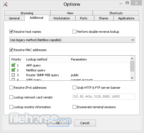 SoftPerfect Network Scanner 8.1.4 Captura de Pantalla 3
