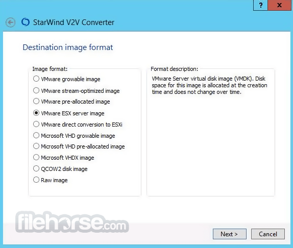 starwind v2v converter